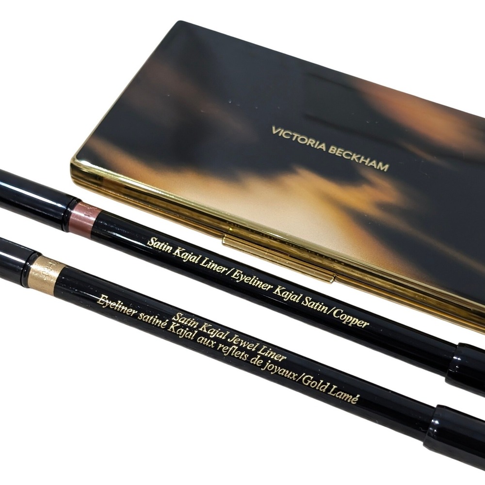 Victoria Beckham Bronzing Brick 05 Terracotta Satin Kajal Liner Copper Gold Lame